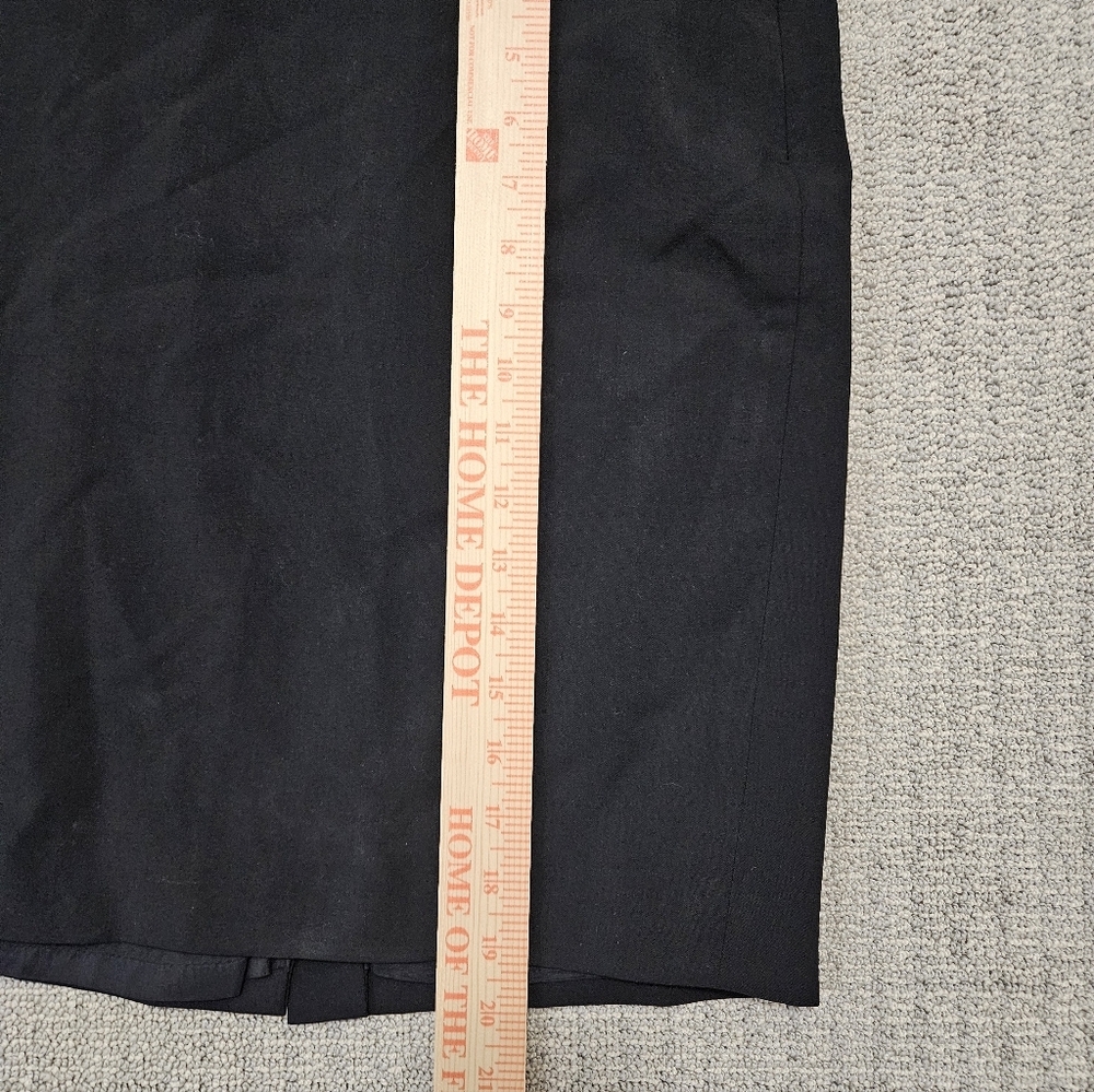 Ann Taylor Loft Classic Black Lined Straight Pencil Skirt Size 12P - Picture 3 of 5